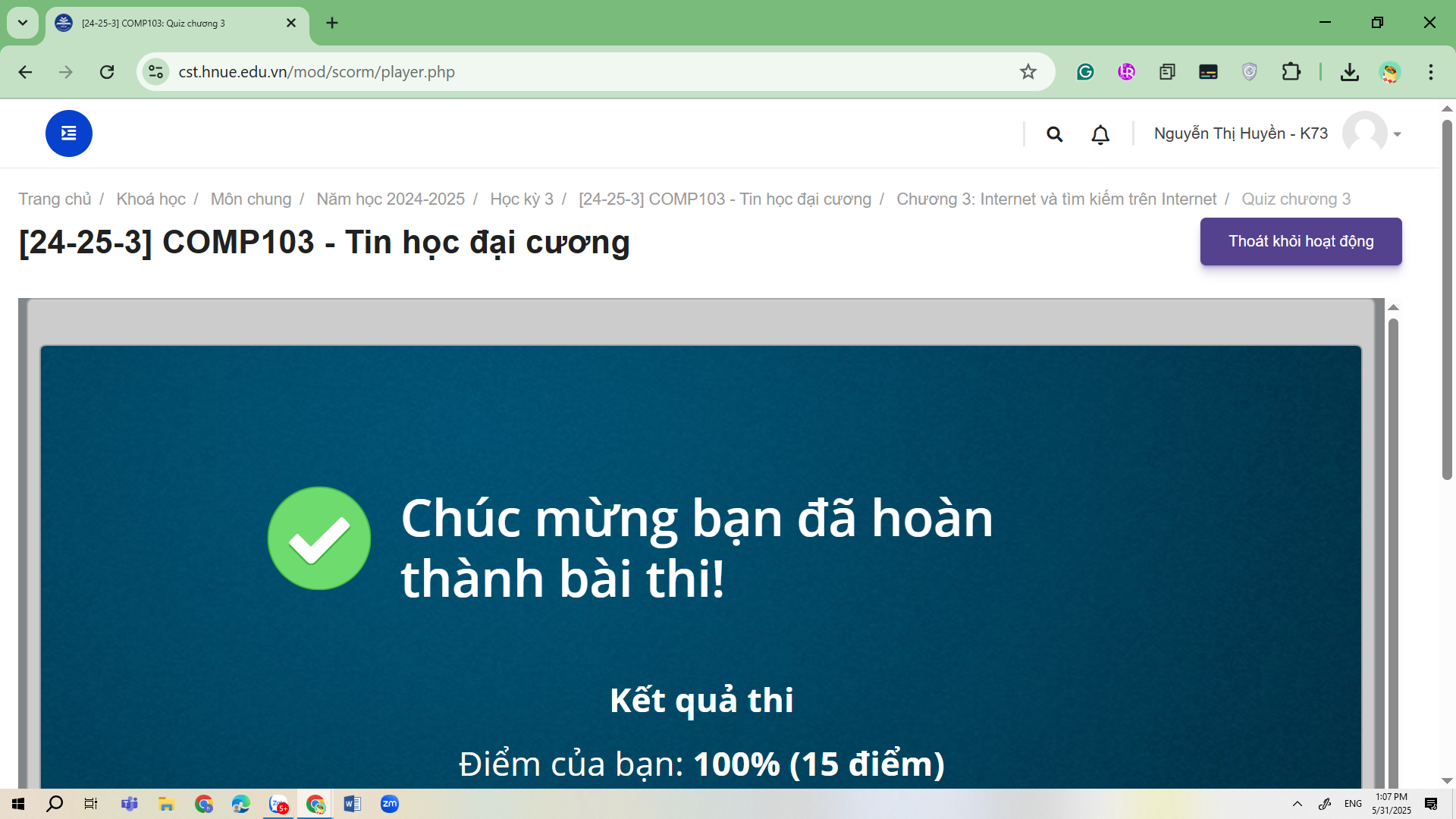 hình ảnh minh họa môn rèn luyện kỹ năng uứng dụng CNTT